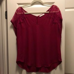 Maroon blouse!
